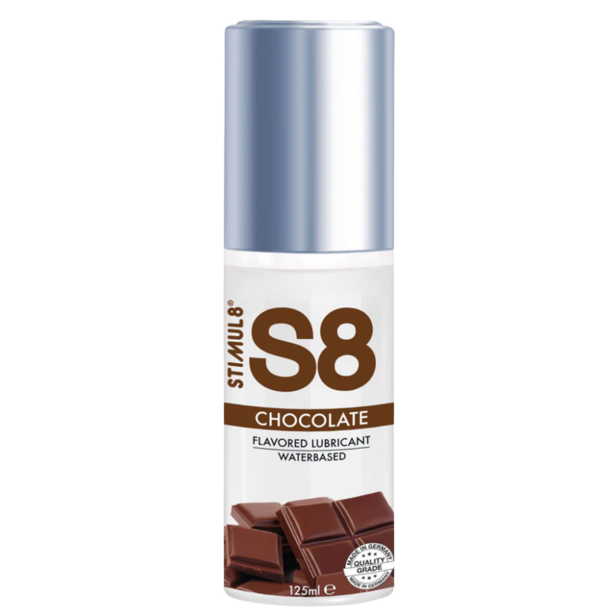 Lubrifiant Aromat S8 pe Baza de Apa - Ciocolata / 125 ml [evk:67585082786182]