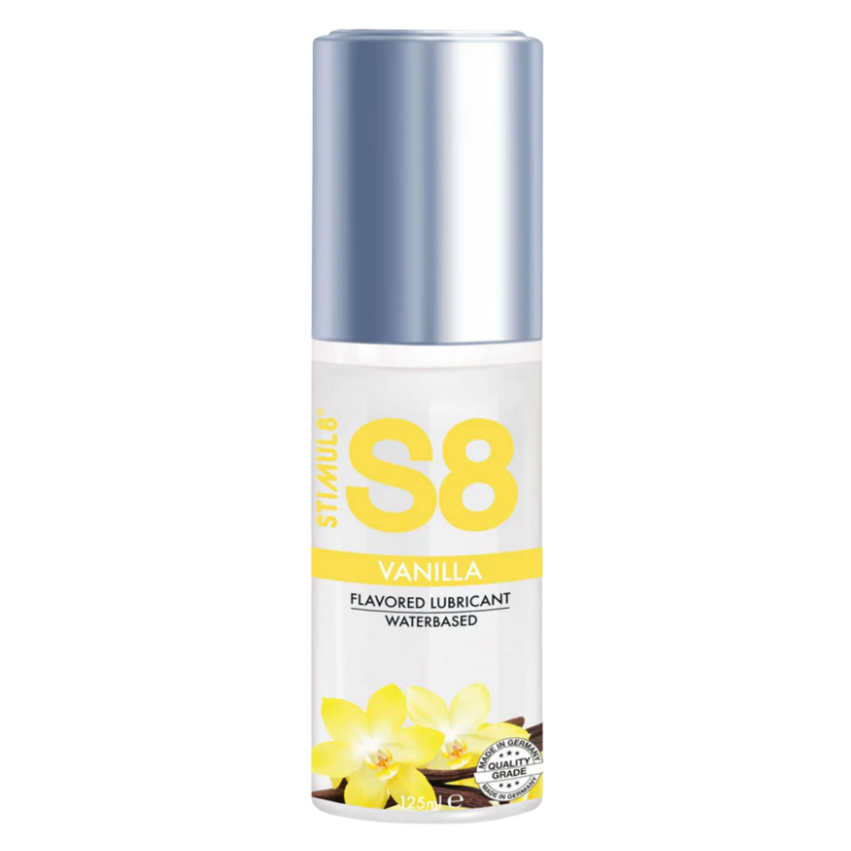 Lubrifiant Aromat S8 pe Baza de Apa - Vanilie / 125 ml [evk:67585082720646]
