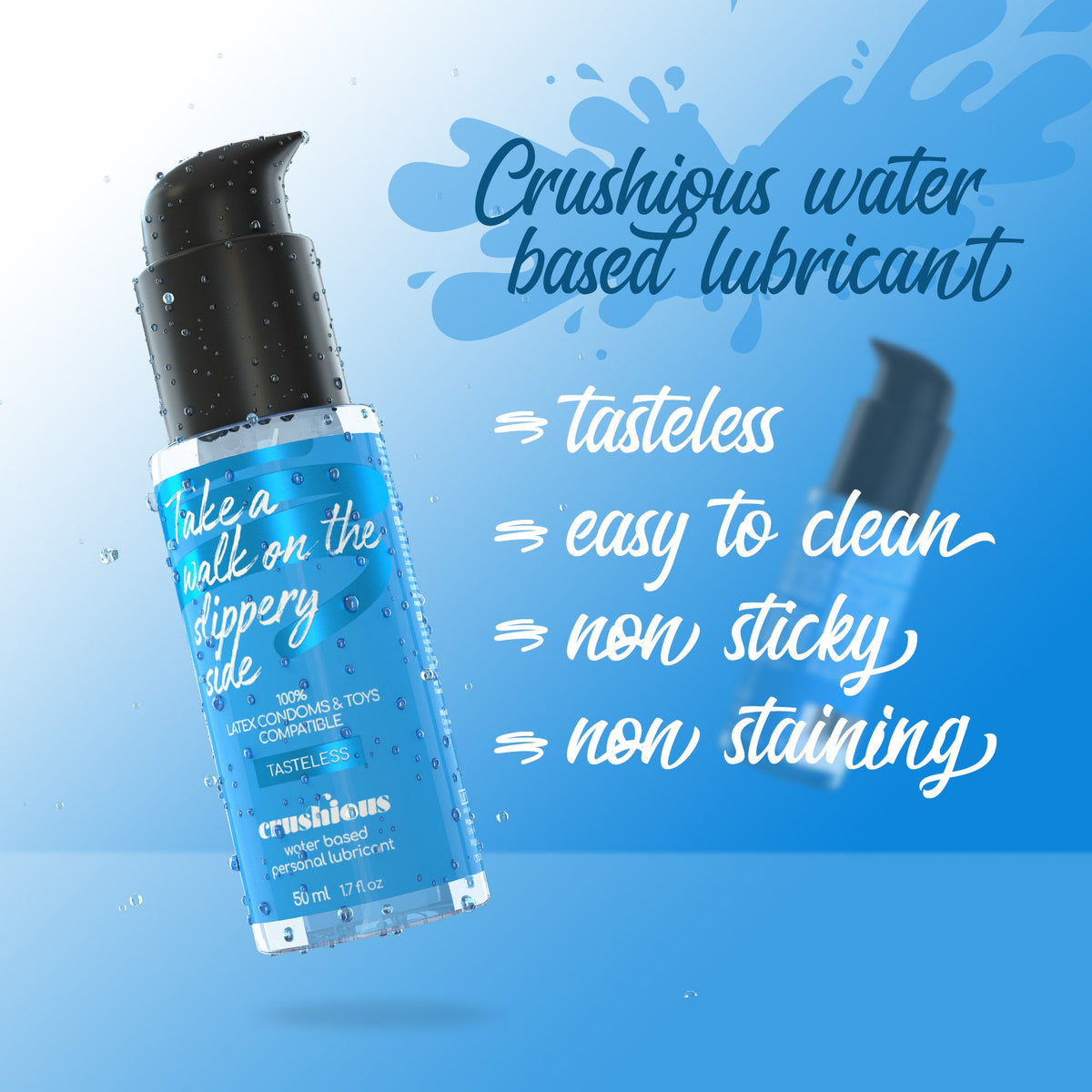 Lubrifiant Crushious pe bază de apă – 50 ml