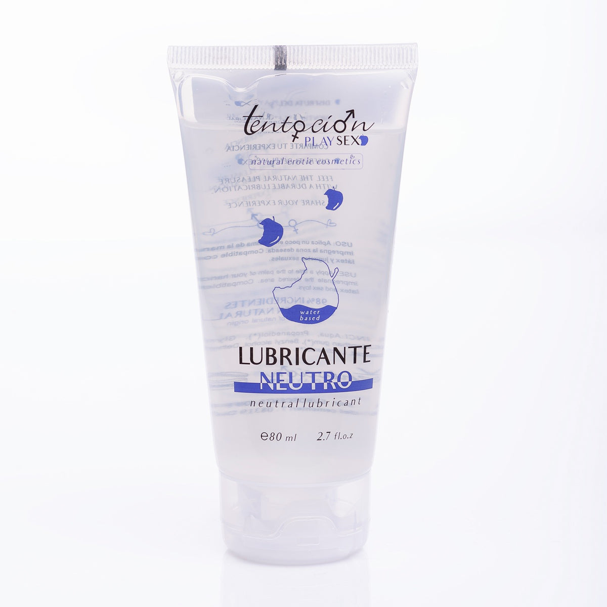 Lubrifiant Tentación Neutro pe bază de apă – 80 ml