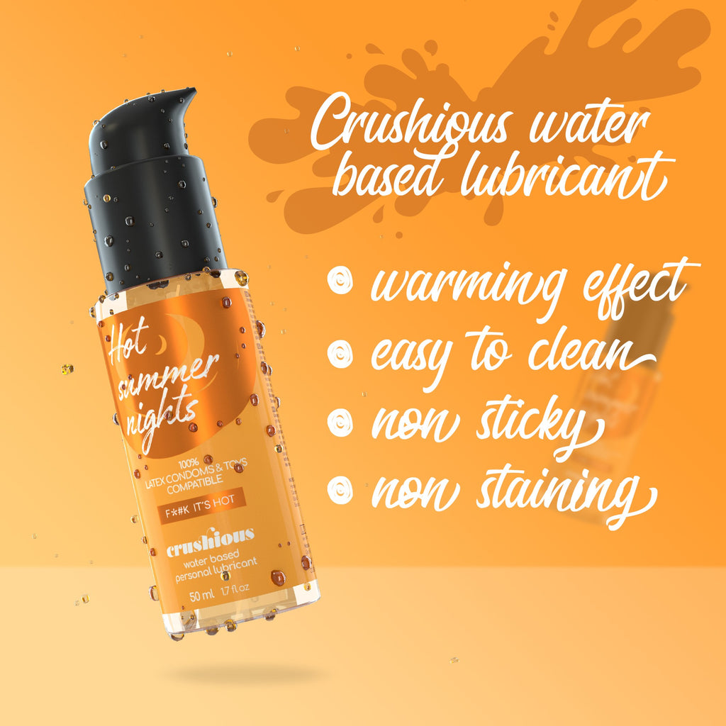 Lubrifiant Crushious Hot Summer Nights pe bază de apă – 50 ml