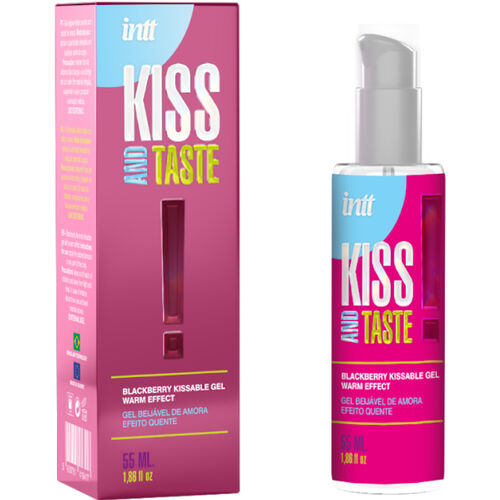 Gel INTT Kiss and Taste, aromă de mure – 55 ml