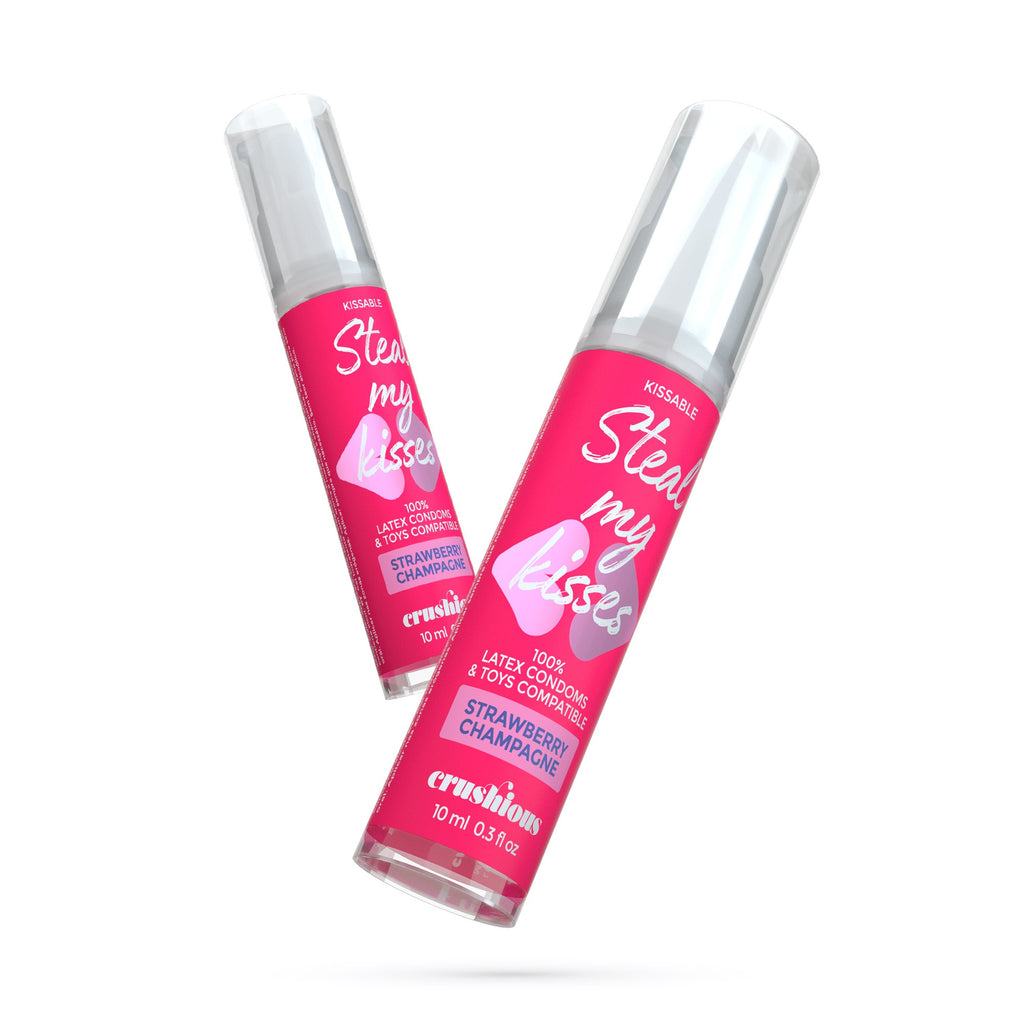 Lubrifiant Steal My Kisses, căpșuni și șampanie – 10 ml