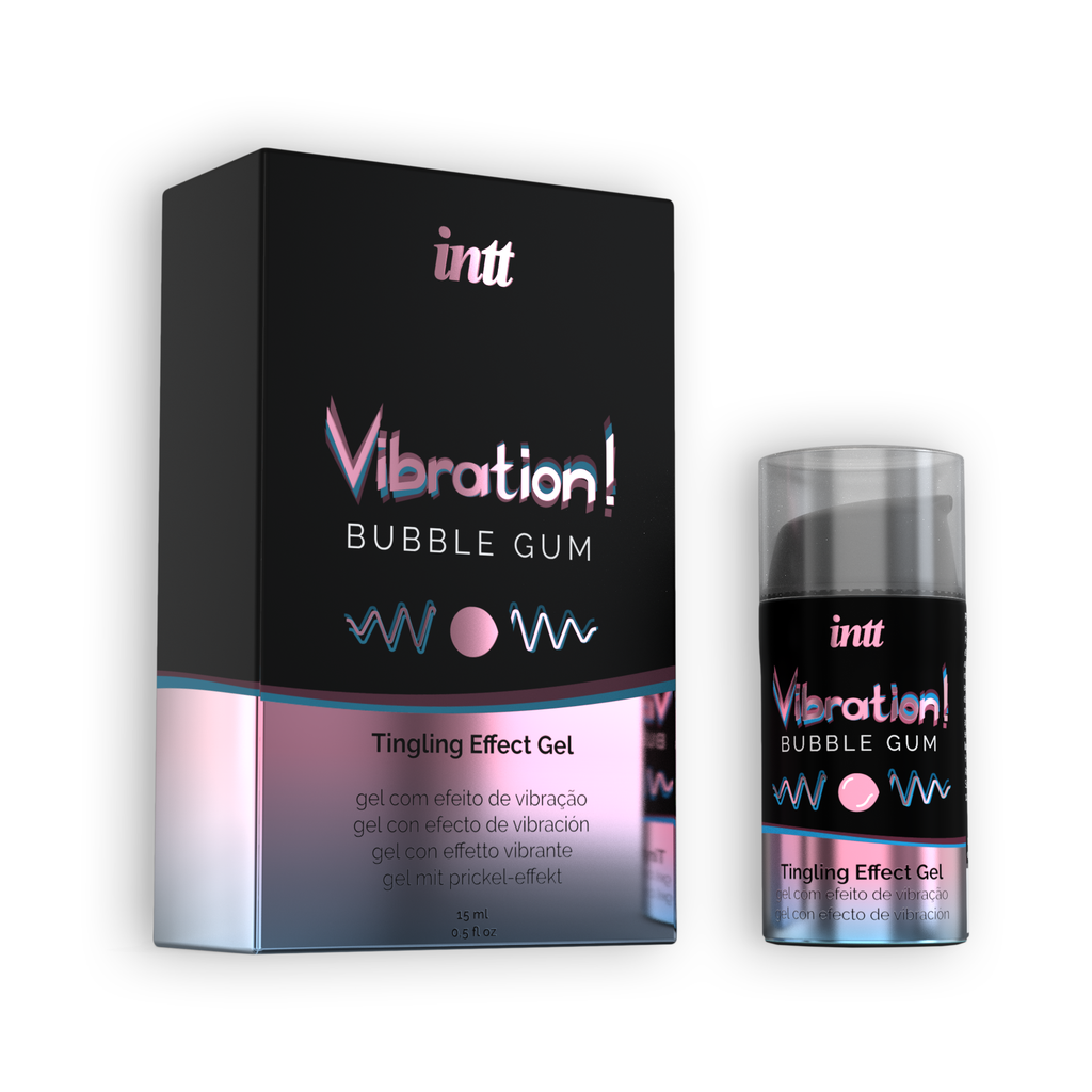 Gel intim INTT, aromă de gumă de mestecat – 15 ml