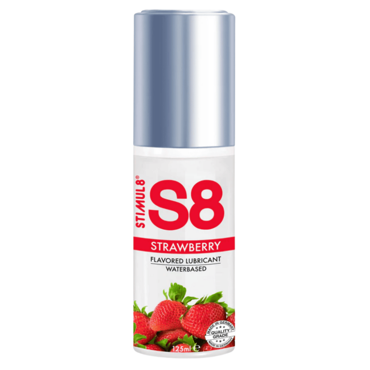 Lubrifiant Aromat S8 pe Baza de Apa - Capsuni / 125 ml [evk:67585082687878]