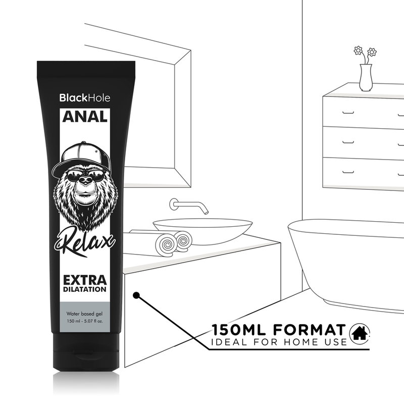 Lubrifiant Black Hole Anal Relax - 150 ml [evk:67585125646726]