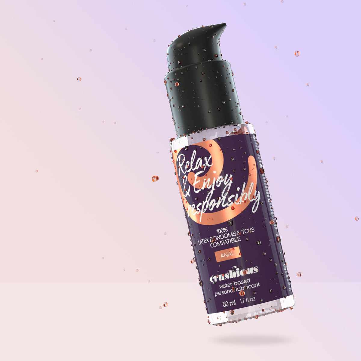 Lubrifiant anal Crushious pe bază de apă – 50 ml