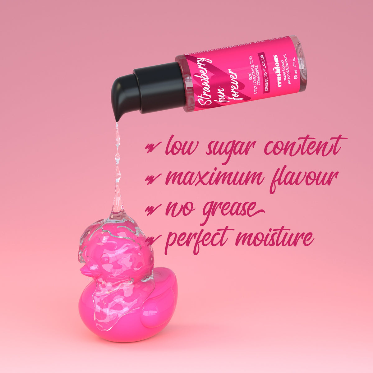 Lubrifiant Crushious Strawberry pe bază de apă – 50 ml
