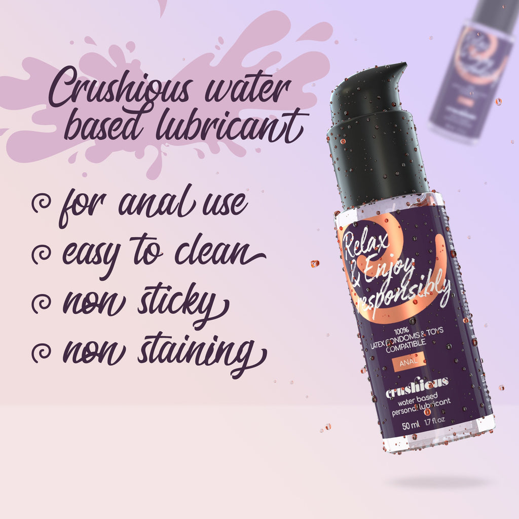 Lubrifiant anal Crushious pe bază de apă – 50 ml