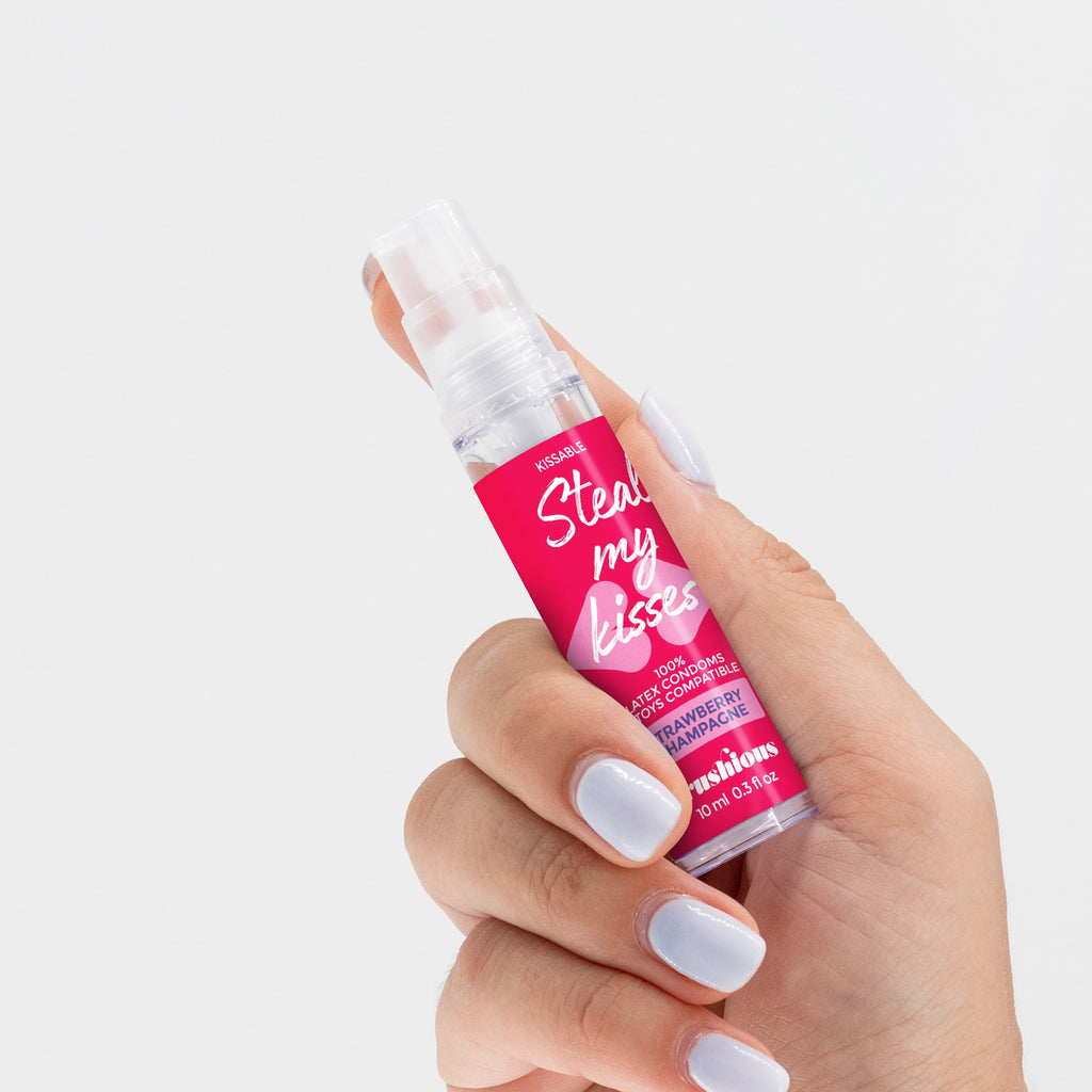 Lubrifiant Steal My Kisses, căpșuni și șampanie – 10 ml