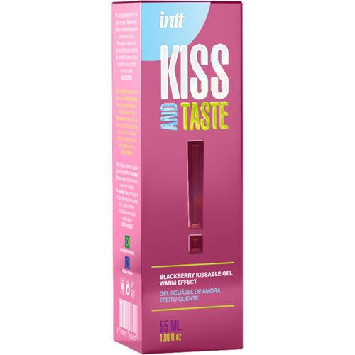 Gel INTT Kiss and Taste, aromă de mure – 55 ml