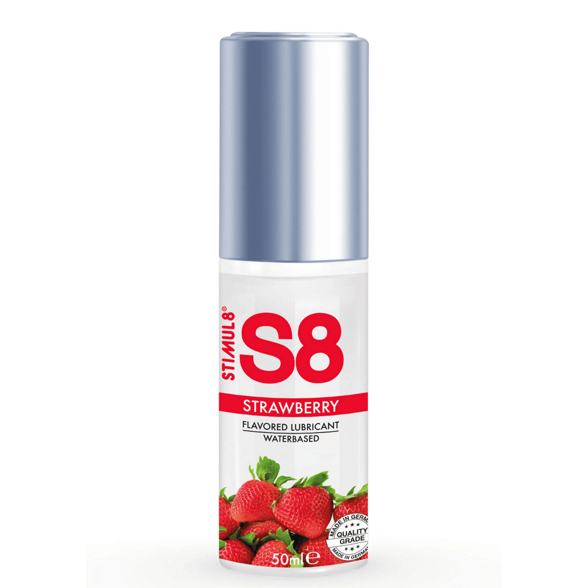 Lubrifiant Aromat S8 pe Baza de Apa - Capsuni / 50 ml [evk:67584983531910]