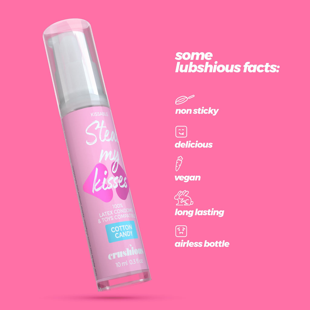 Lubrifiant Steal My Kisses, aromă de vată de zahăr – 10 ml