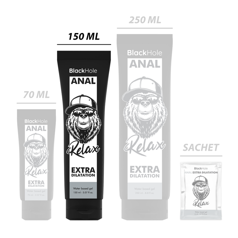 Lubrifiant Black Hole Anal Relax - 150 ml [evk:67585125646726]