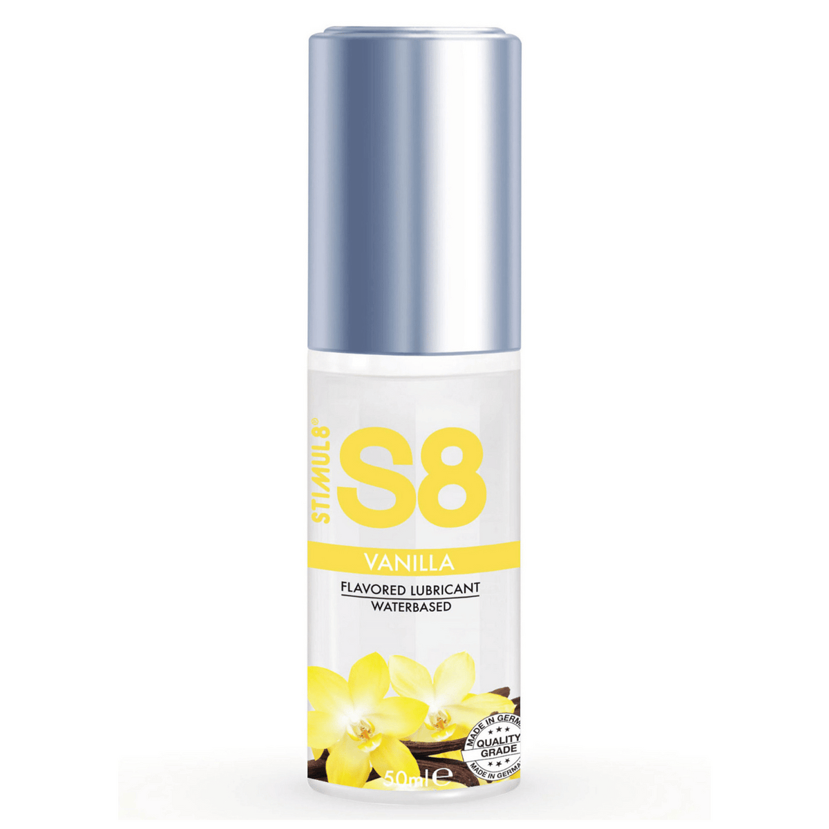 Lubrifiant Aromat S8 pe Baza de Apa - Vanilie / 50 ml [evk:67585082524038]